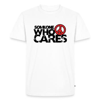 Someone Who Cares - Men's Premium Organic T-Shirt - white - Front - Nico (187cm)