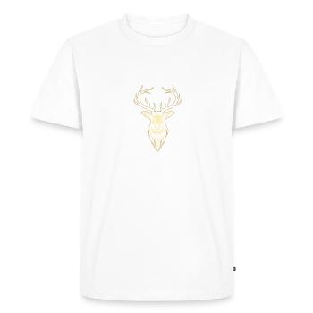 Jäger über 60 - Lustiges 60erDesign für Waidmänner - Männer Premium Bio T-Shirt - Weiß - Vorne - Nico (187cm)