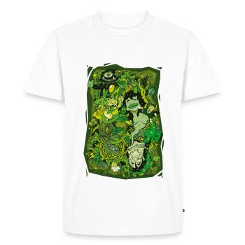 lsd_absinth - Men's Premium Organic T-Shirt - white - Front - Nico (187cm)