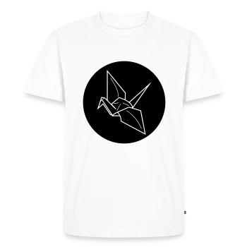 Origami - T-shirt Premium bio Homme - blanc - Devant - Nico (187cm)