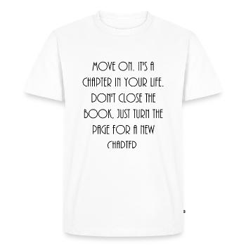 Proverbe - T-shirt Premium bio Homme - blanc - Devant - Nico (187cm)