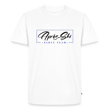 Après Ski Party Team - Men's Premium Organic T-Shirt - white - Front - Nico (187cm)