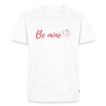 Be mine - T-shirt Premium bio Homme - blanc - Devant - Nico (187cm)