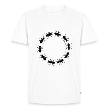 District d'insecte fourmi - T-shirt Premium bio Homme - blanc - Devant - Nico (187cm)