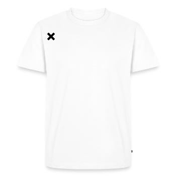 X Design - T-shirt Premium bio Homme - blanc - Devant - Nico (187cm)
