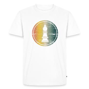 Échecs coureurs springers idée de nerds - T-shirt Premium bio Homme - blanc - Devant - Nico (187cm)