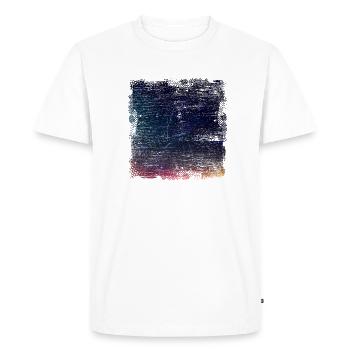 Ciel étoilé nuit ciel étoile univers lune - T-shirt Premium bio Homme - blanc - Devant - Nico (187cm)