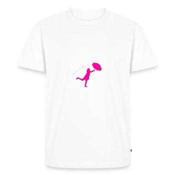 Mme Pink - T-shirt Premium bio Homme - blanc - Devant - Nico (187cm)