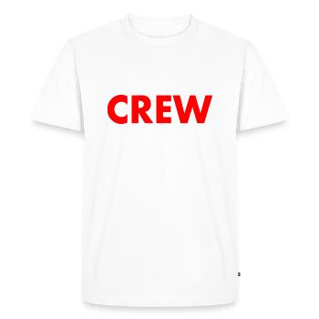 Crew - T-shirt Premium bio Homme - blanc - Devant - Nico (187cm)