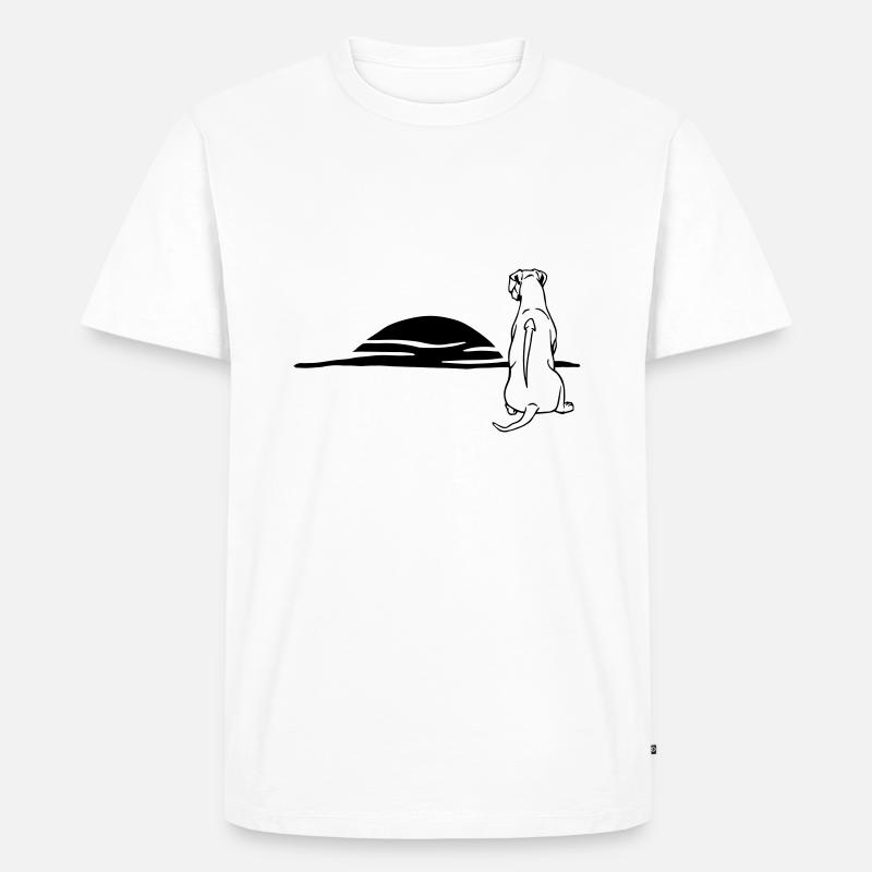 Rhodesian Ridgeback - T-shirt Premium bio Homme - blanc