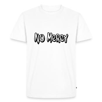 pas de pitié - T-shirt Premium bio Homme - blanc - Devant - Nico (187cm)