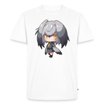 Mignon Shoebill Anime Fille - T-shirt Premium bio Homme - blanc - Devant - Nico (187cm)