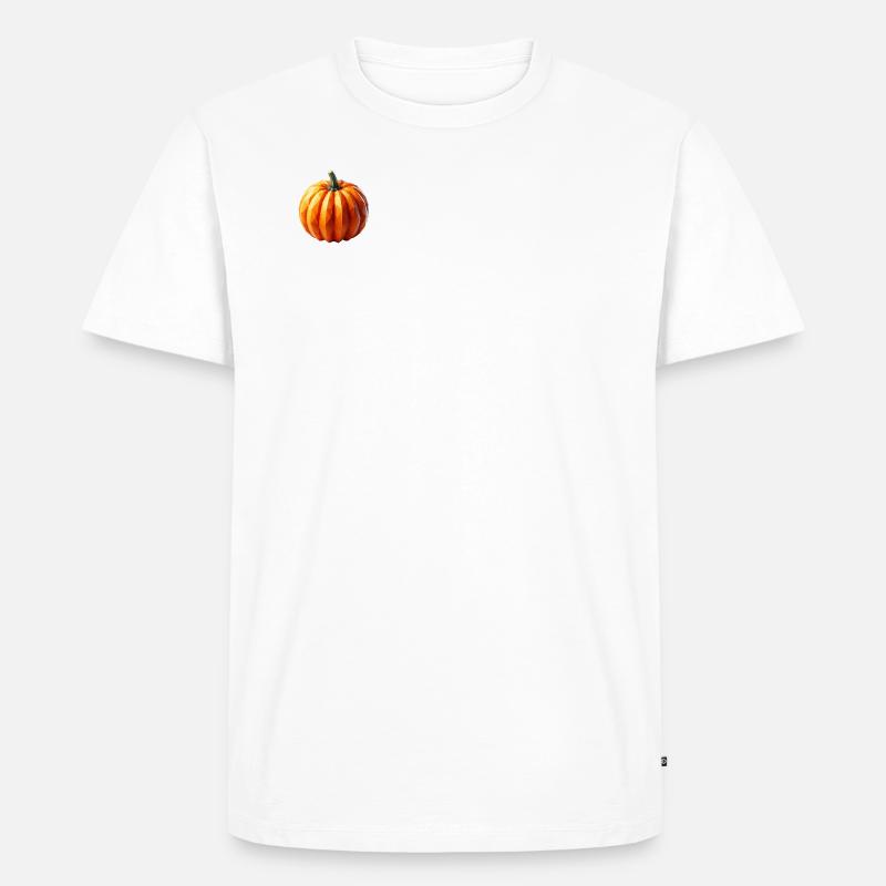 Kürbis Polygon - Männer Premium Bio T-Shirt - undefined