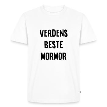 La plus grande grand-mère du monde - T-shirt Premium bio Homme - blanc - Devant - Nico (187cm)