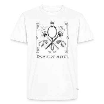 Downton Abbey Mirror And Perfume - Men's Premium Organic T-Shirt - white - Front - Nico (187cm)