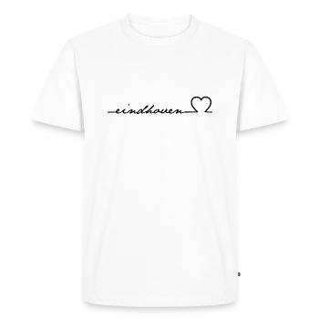 Eindhoven en Hollande Pays-Bas nous aimons coeur - T-shirt Premium bio Homme - blanc - Devant - Nico (187cm)