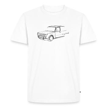 ZAZdesign® Lada Car Classic | Classic Cars - Men's Premium Organic T-Shirt - white - Front - Nico (187cm)