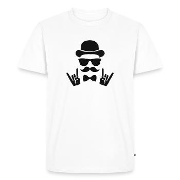 JGA bachelorette party wedding marry style - T-shirt Premium bio Homme - blanc - Devant - Nico (187cm)