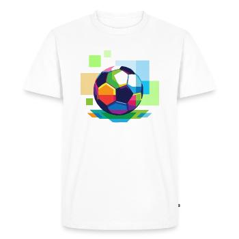 Football - T-shirt Premium bio Homme - blanc - Devant - Nico (187cm)