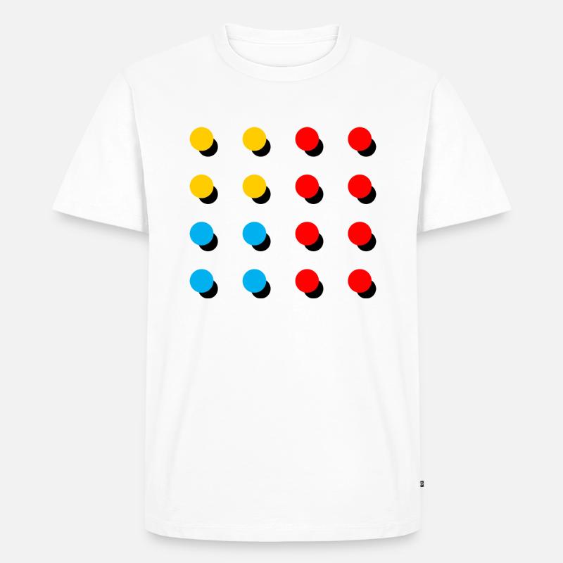 Points créatifs - T-shirt Premium bio Homme - blanc