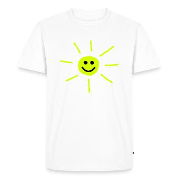 Sonne - Men's Premium Organic T-Shirt - white - Front - Nico (187cm)