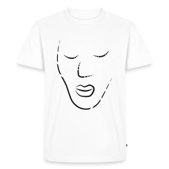 Beauté - T-shirt Premium bio Homme - blanc - Devant - Nico (187cm)