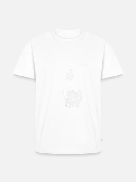 INEMURI Artwork - Männer Premium Bio T-Shirt - Weiß