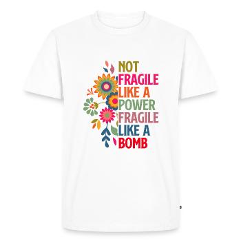 Equal Rights - Men's Premium Organic T-Shirt - white - Front - Nico (187cm)