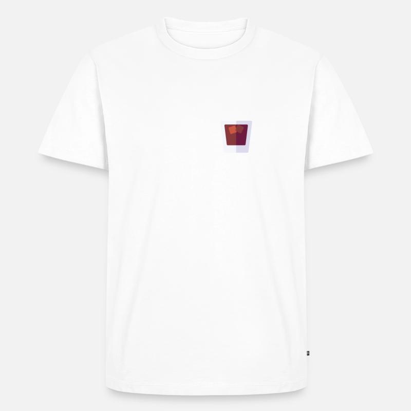 Team Whisky ohne Cola - Männer Premium Bio T-Shirt - Weiß