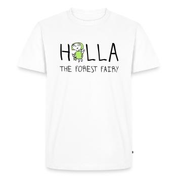 holla_the_forest_fairy_052012a_3c - T-shirt Premium bio Homme - blanc - Devant - Nico (187cm)