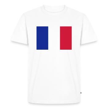 dr_france - T-shirt Premium bio Homme - blanc - Devant - Nico (187cm)