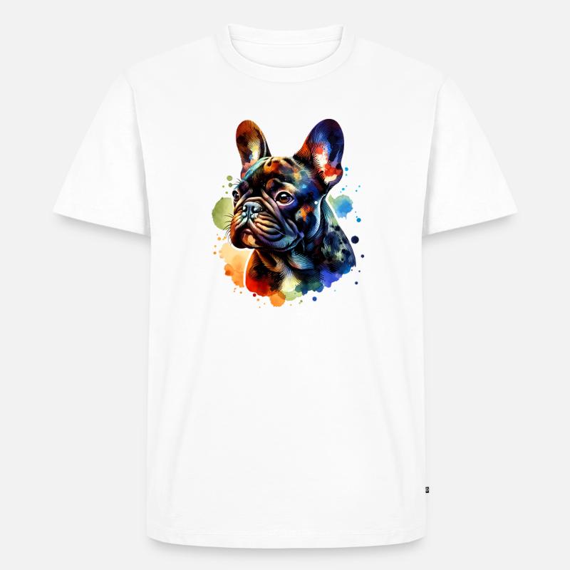 Frenchie - Männer Premium Bio T-Shirt - undefined
