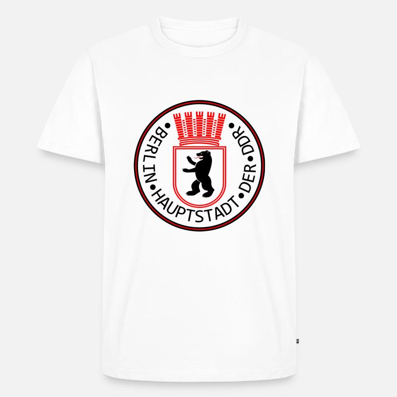 Berlin - capitale de la RDA - T-shirt Premium bio Homme - blanc
