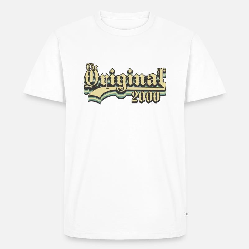 Né en 2000 l’original - T-shirt Premium bio Homme - blanc