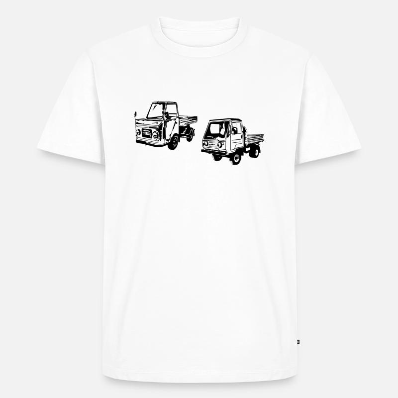 Multicar M22 M25 M26 - Männer Premium Bio T-Shirt - Weiß
