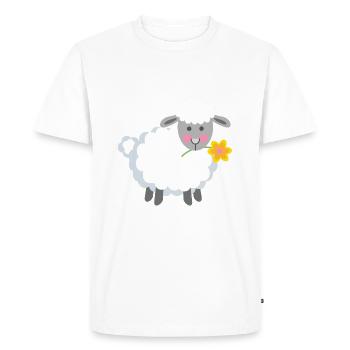 Beautiful sheep - Men's Premium Organic T-Shirt - white - Front - Nico (187cm)