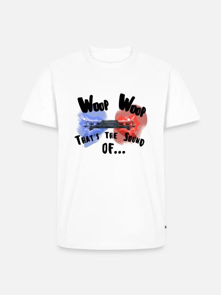 Woop Woop Thats The Sound of da Police white - Men's Premium Organic T-Shirt - white