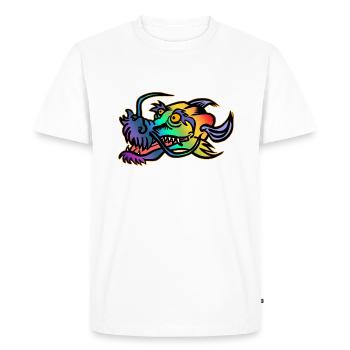 Dragon Head / dragon head - Men's Premium Organic T-Shirt - white - Front - Nico (187cm)