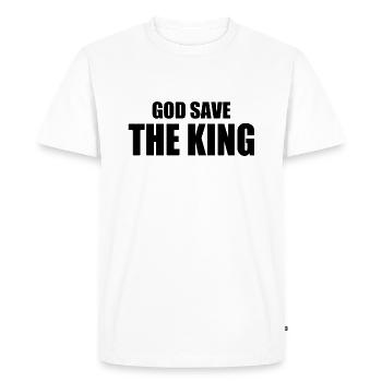 leave our kids alone - Men's Premium Organic T-Shirt - white - Front - Nico (187cm)