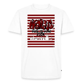Kölle hück is Ming Zick Kölner Motto 2022 Köln - Männer Premium Bio T-Shirt - Weiß - Vorne - Nico (187cm)