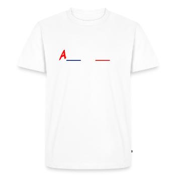 Art de vivre - T-shirt Premium bio Homme - blanc - Devant - Nico (187cm)