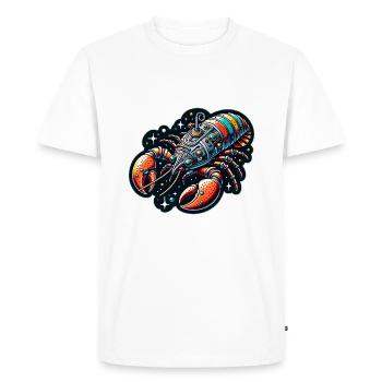 Vaisseau spatial fantaisie en forme de homard - T-shirt Premium bio Homme - blanc - Devant - Nico (187cm)