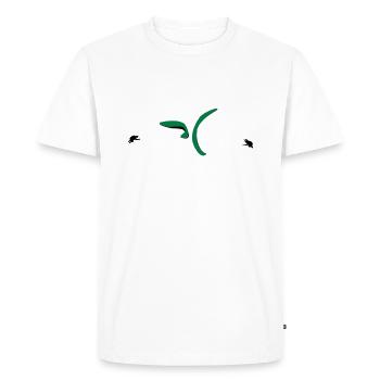 Parapente Synchro Spiral - T-shirt Premium bio Homme - blanc - Devant - Nico (187cm)