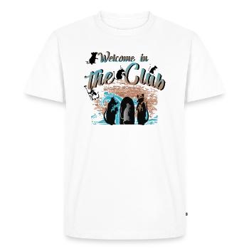 Rats Art Design 2 - T-shirt Premium bio Homme - blanc - Devant - Nico (187cm)