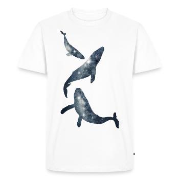 Template4 - Men's Premium Organic T-Shirt - white - Front - Nico (187cm)