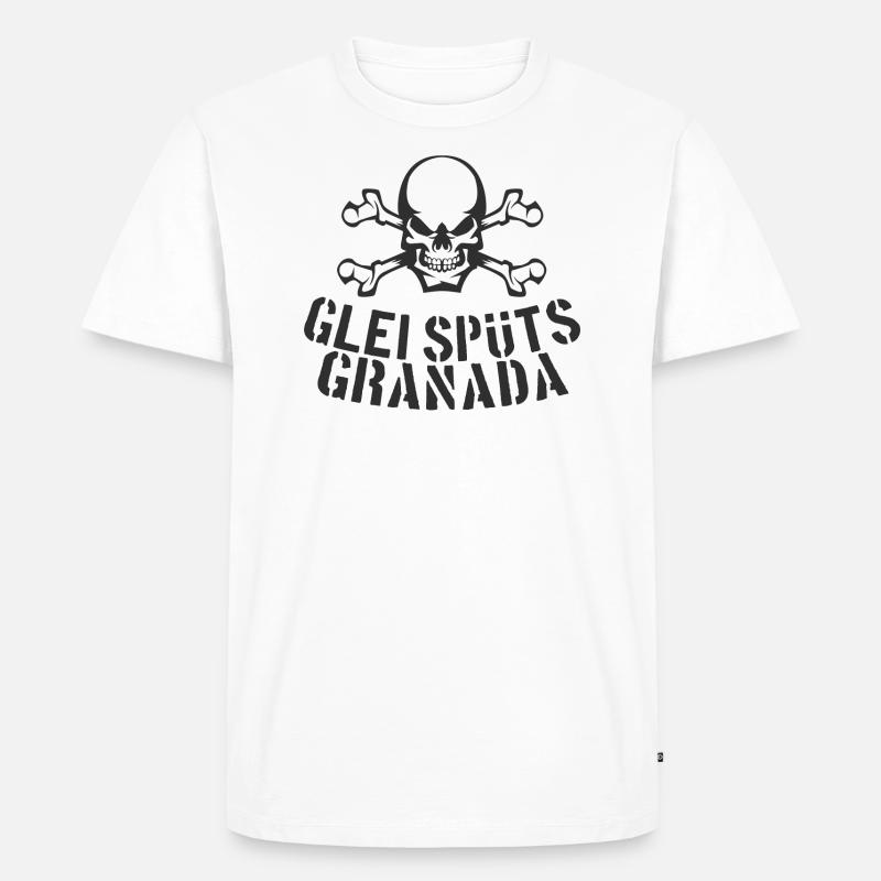 Granada - Männer Premium Bio T-Shirt - Weiß