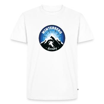 Skiing Winterberg Germany Blue - Men's Premium Organic T-Shirt - white - Front - Nico (187cm)
