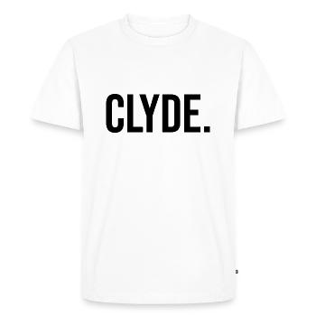 Partnerlook Partner Clyde - noir - T-shirt Premium bio Homme - blanc - Devant - Nico (187cm)