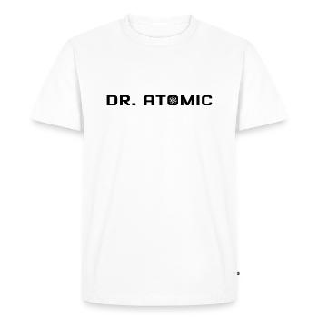 Dr. Atomic - Space Universe Nuclear Power Doctor - T-shirt Premium bio Homme - blanc - Devant - Nico (187cm)