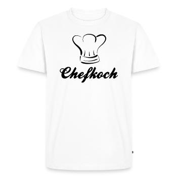 chef cook - Men's Premium Organic T-Shirt - white - Front - Nico (187cm)